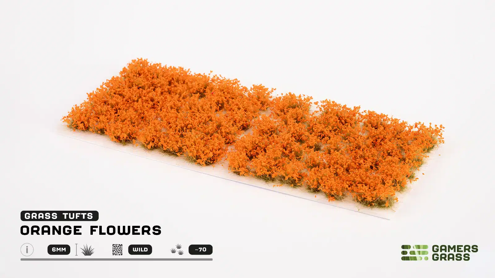 Gamers Grass Tufts: Orange Flowers- Wild - Image 2