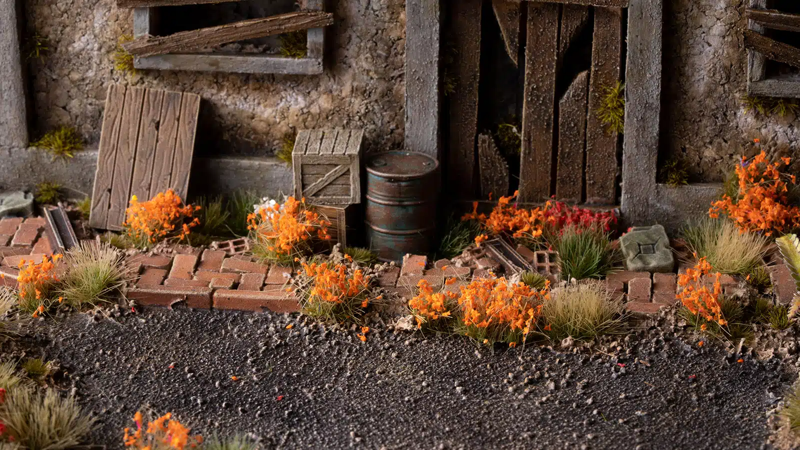 Gamers Grass Tufts: Orange Flowers- Wild - Image 3