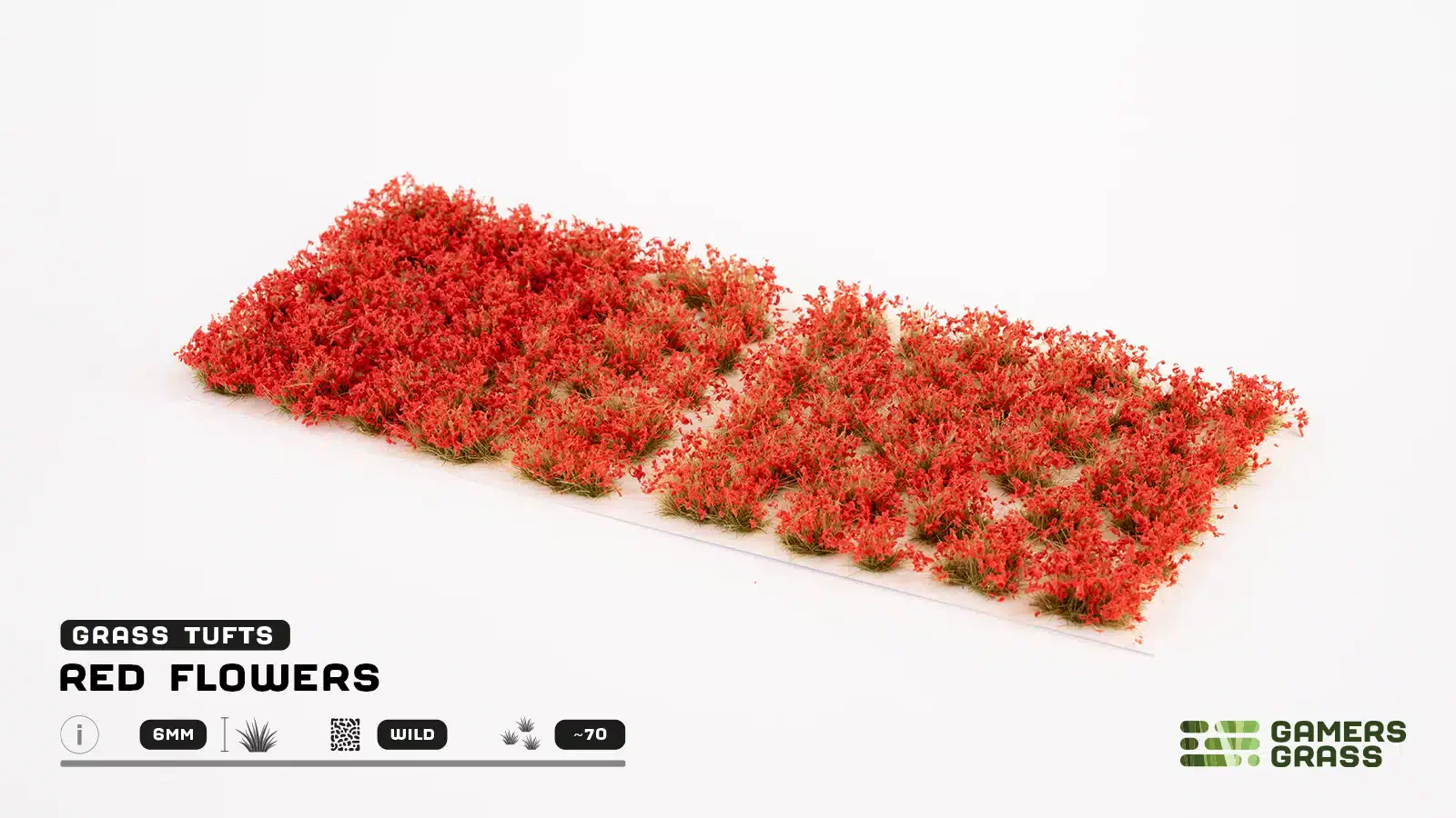 Gamers Grass Tufts: Red Flowers- Wild - Image 2
