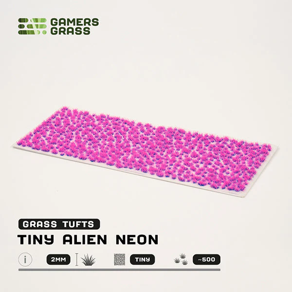 Gamers Grass Tufts: Tiny Alien Tufts- Neon 2mm - Image 2