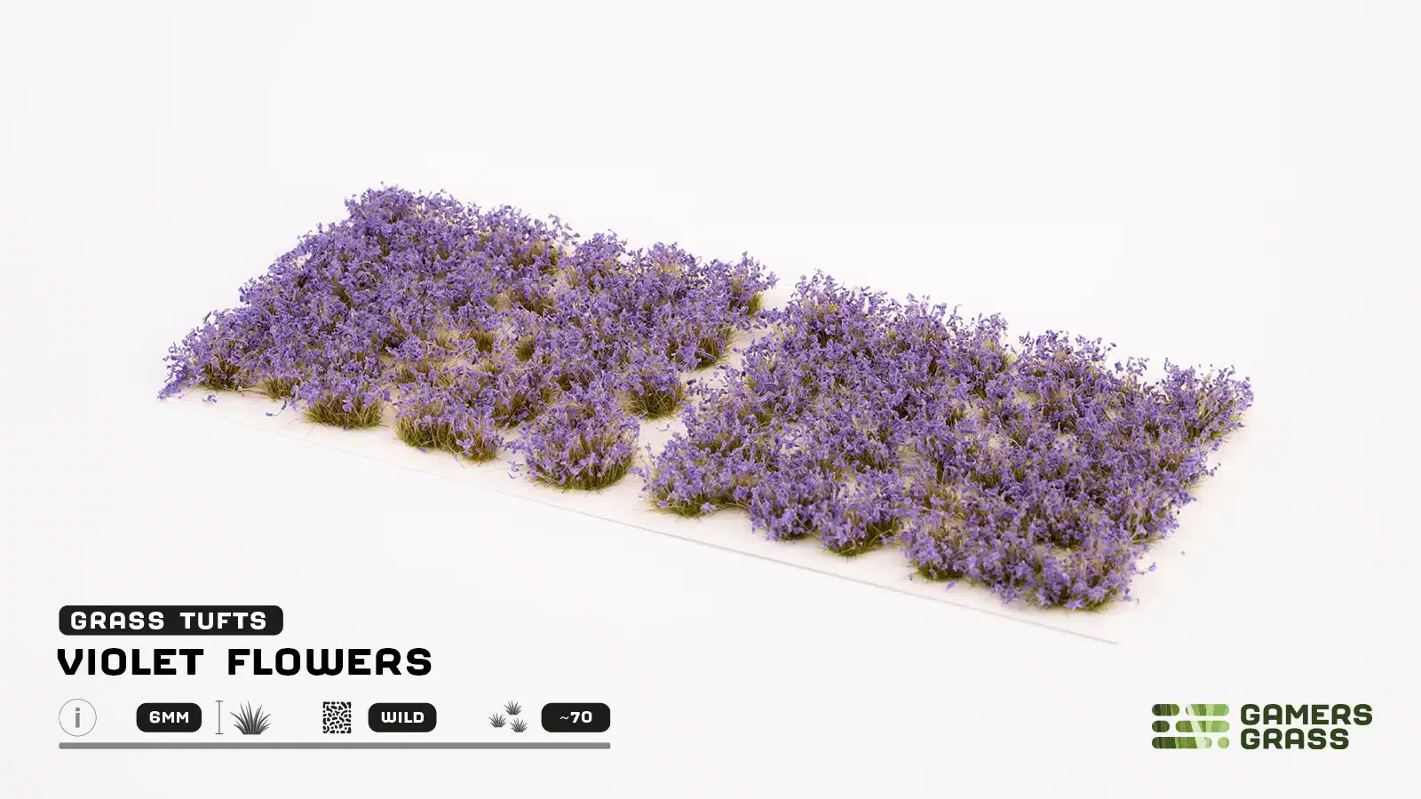 Gamers Grass Tufts: Violet Flowers- Wild - Image 2