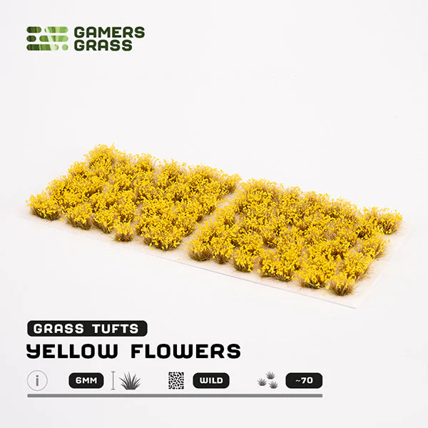 Gamers Grass Tufts: Yellow Flowers- Wild - Image 2