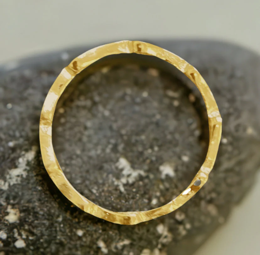 Garnet Birthstone Stacker Ring by The Urban Charm - Image 4