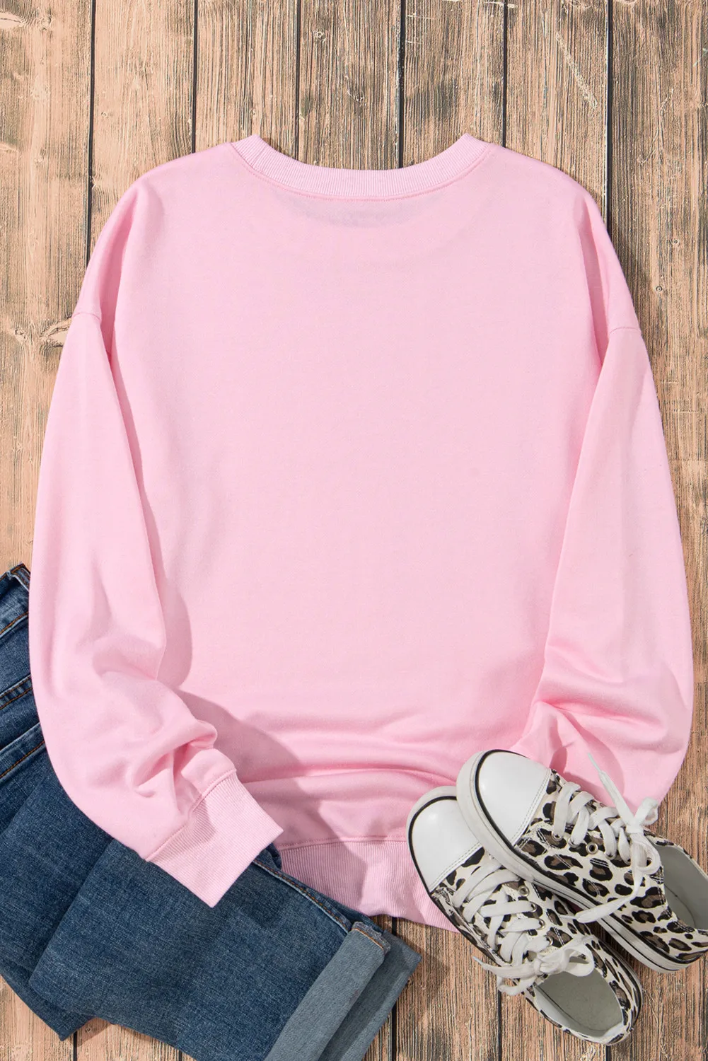 Ghost & Bow Round Neck Long Sleeve Sweatshirt - Image 5