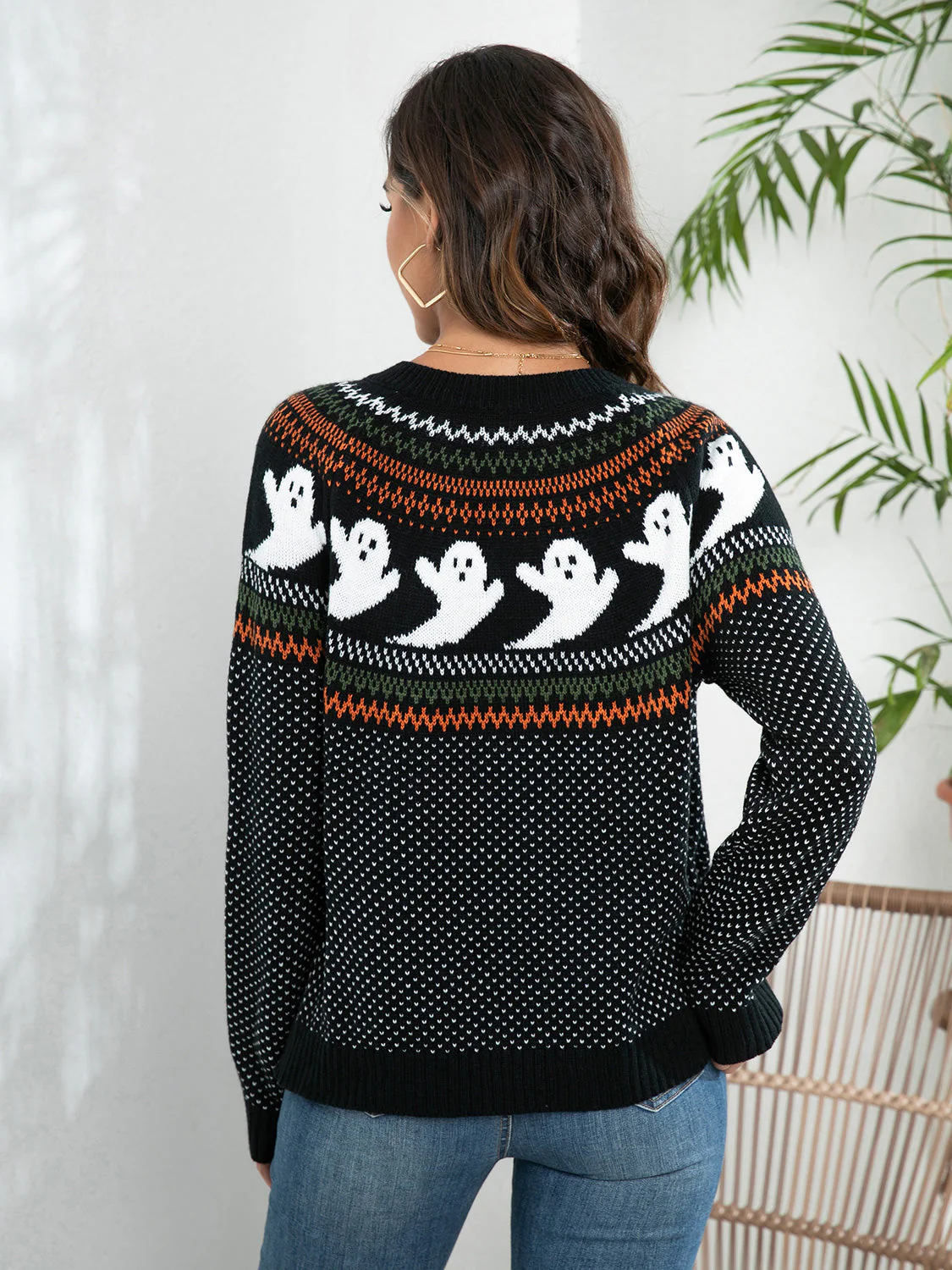 Ghost Button Up Long Sleeve Cardigan - Image 2