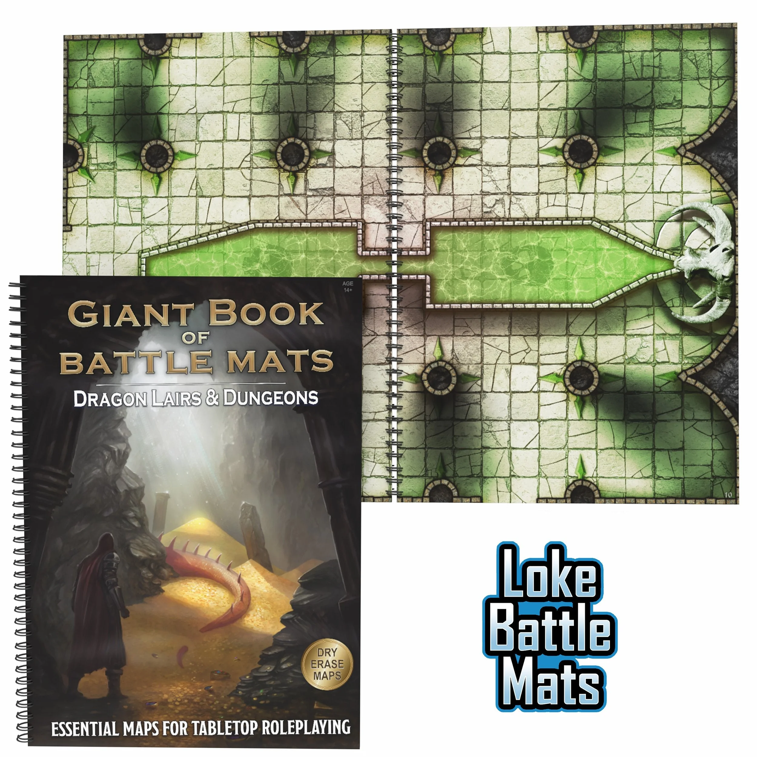 Giant Book of Battle Mats: Dragon Lairs & Dungeons - Image 2