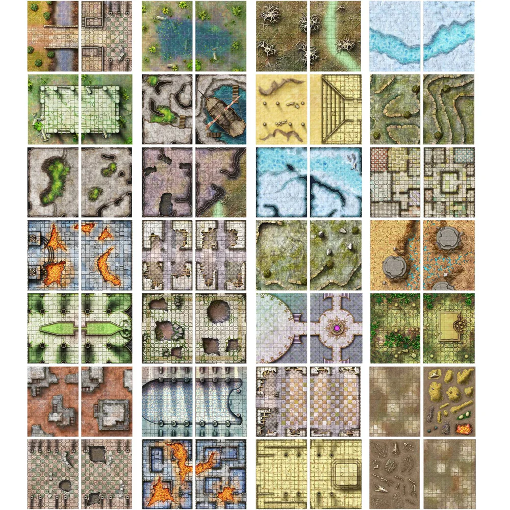 Giant Book of Battle Mats: Dragon Lairs & Dungeons - Image 3