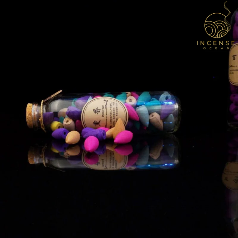 Glass Bottle Package Incense Cones by incenseocean - Image 4