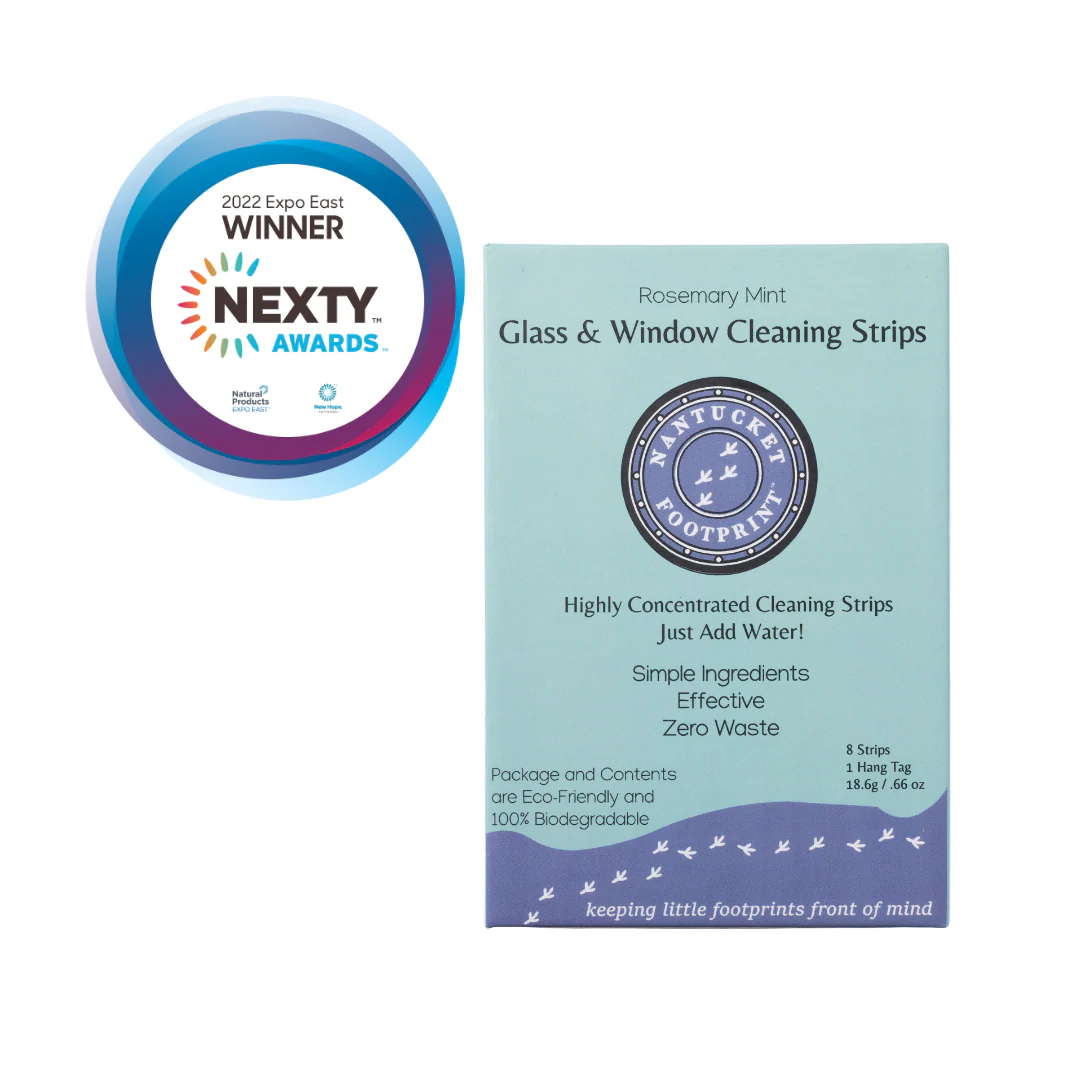 Glass & Window Cleaning Strips - 8 Strips by Nantucket Spider & Nantucket Footprint - Image 7