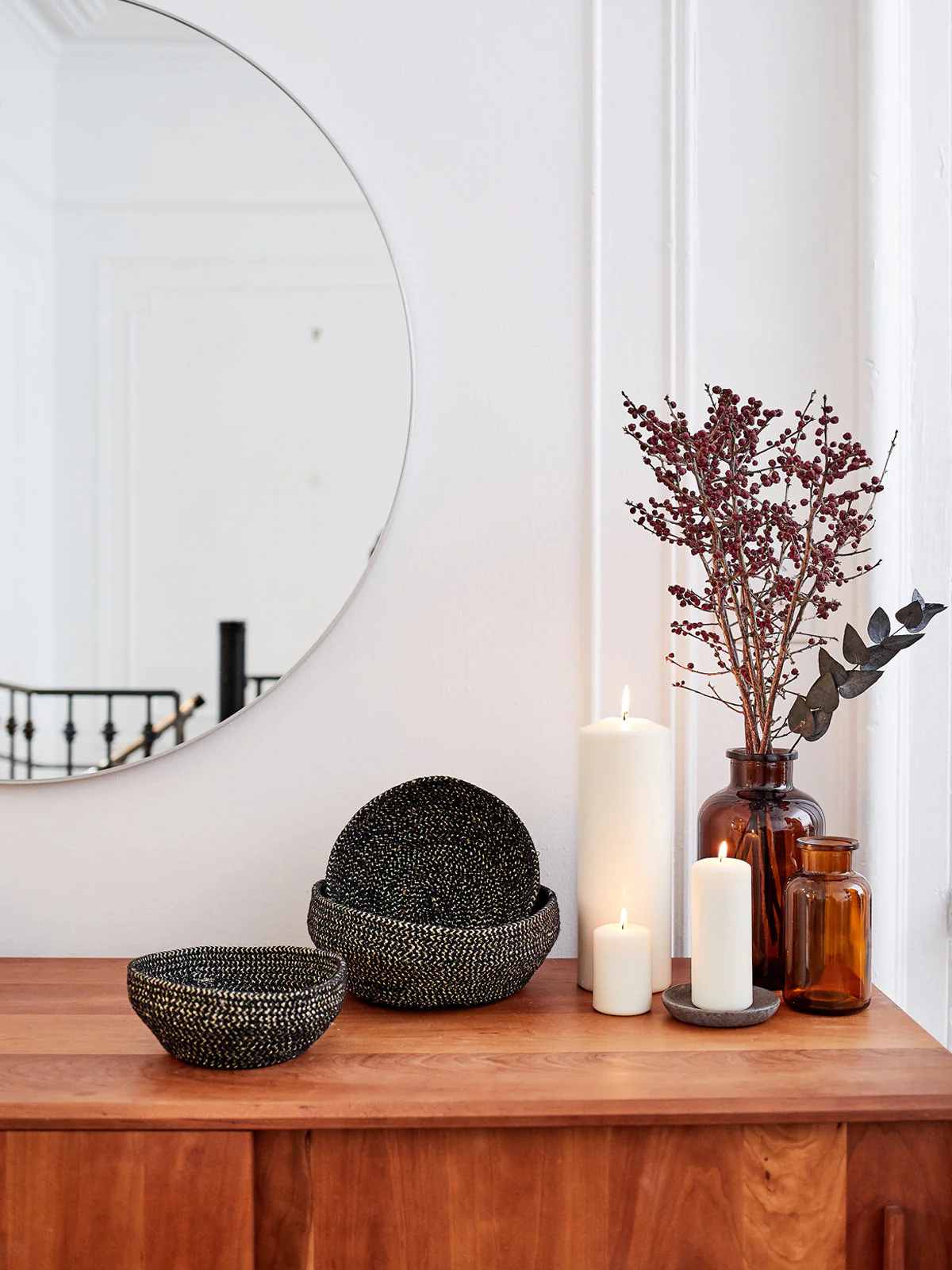 Glitter Bowl - Black (Set of 2) by KORISSA - Image 2
