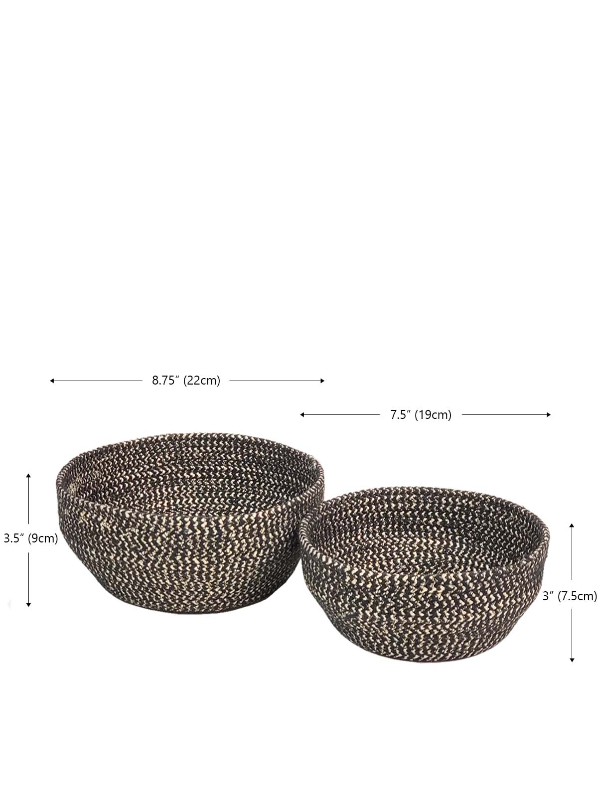 Glitter Bowl - Black (Set of 2) by KORISSA - Image 6