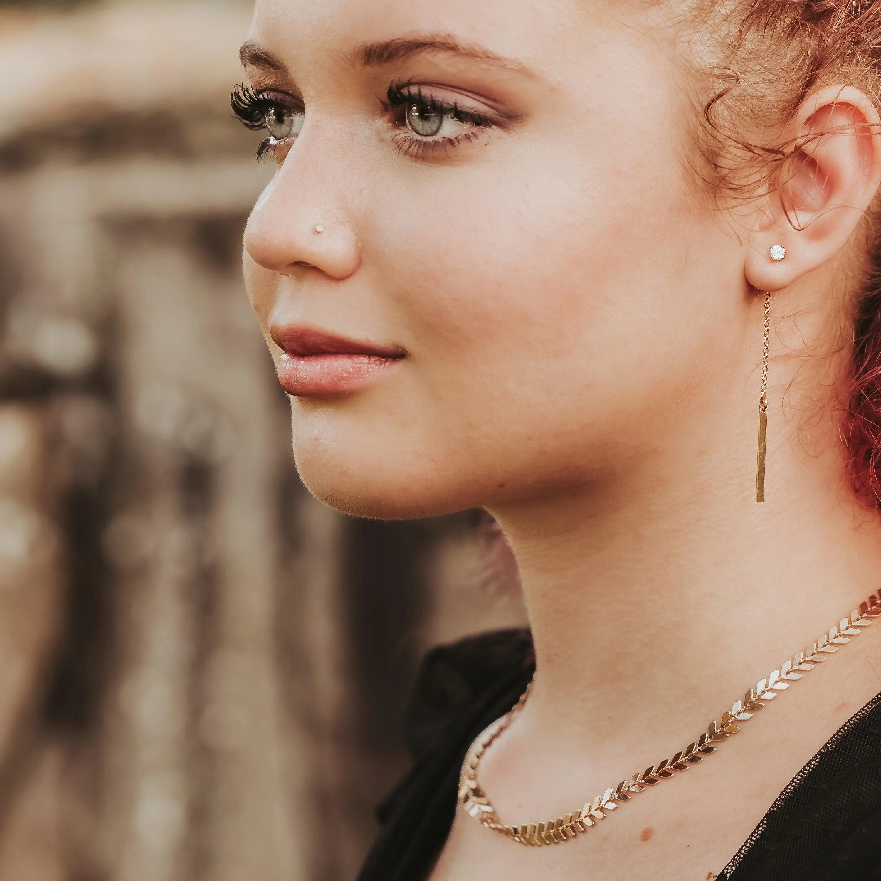 Gold Chevron Choker by Salt and Sparkle - Image 2