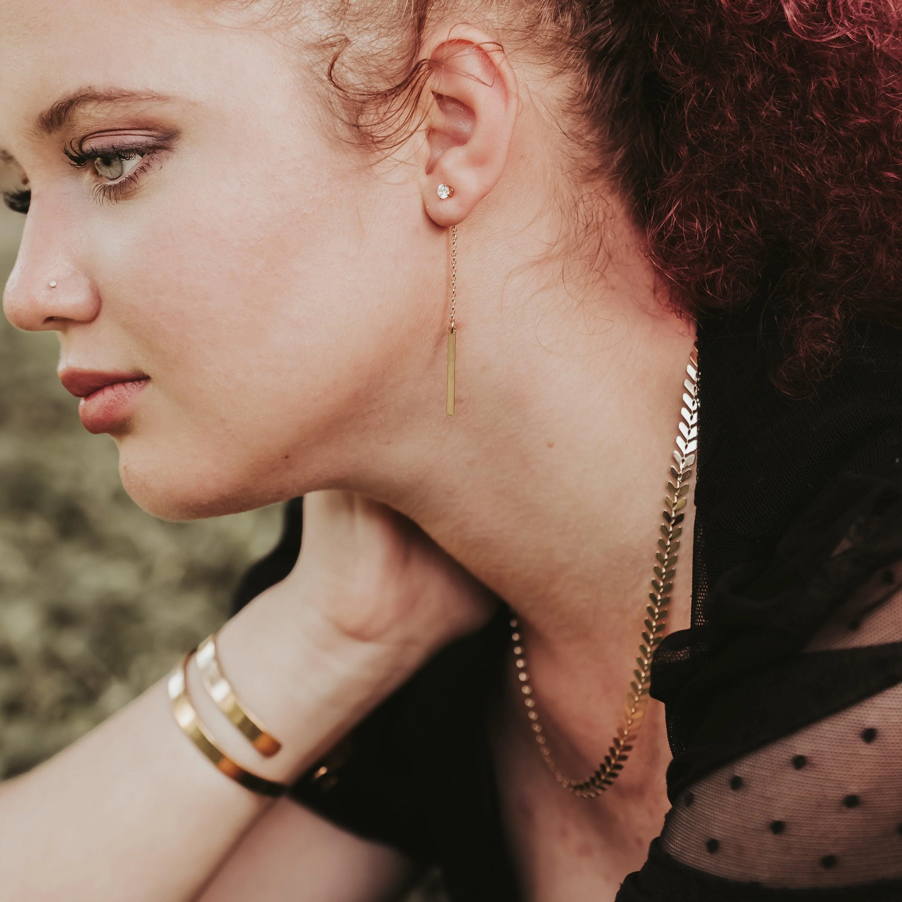 Gold Chevron Choker by Salt and Sparkle - Image 5