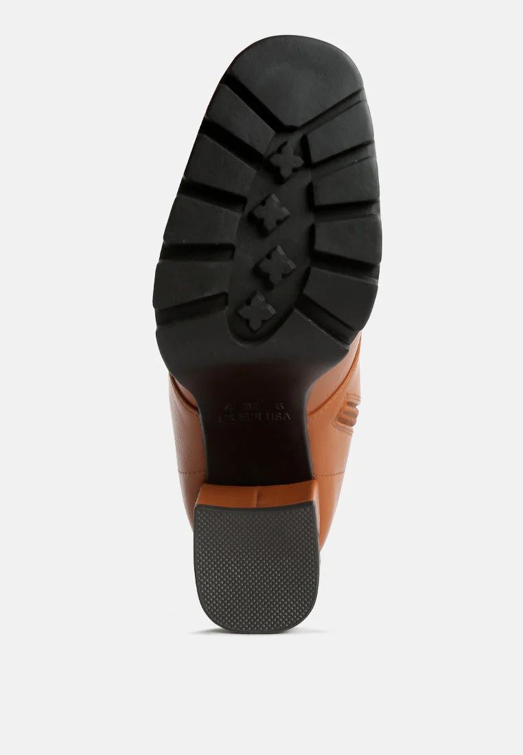 grahams faux leather lace up boots by London Rag - Image 5