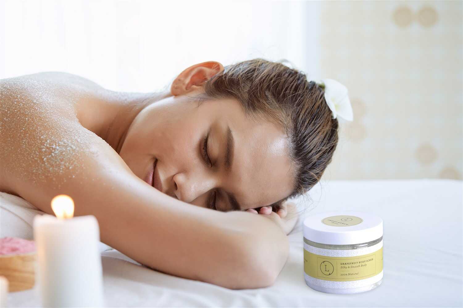 Grapefruit Body Salt Scrub - Moisturizing and fresh by Lizush - Image 5