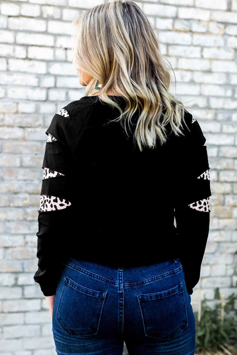 Graphic Leopard Patch Sweatshirt - Image 2