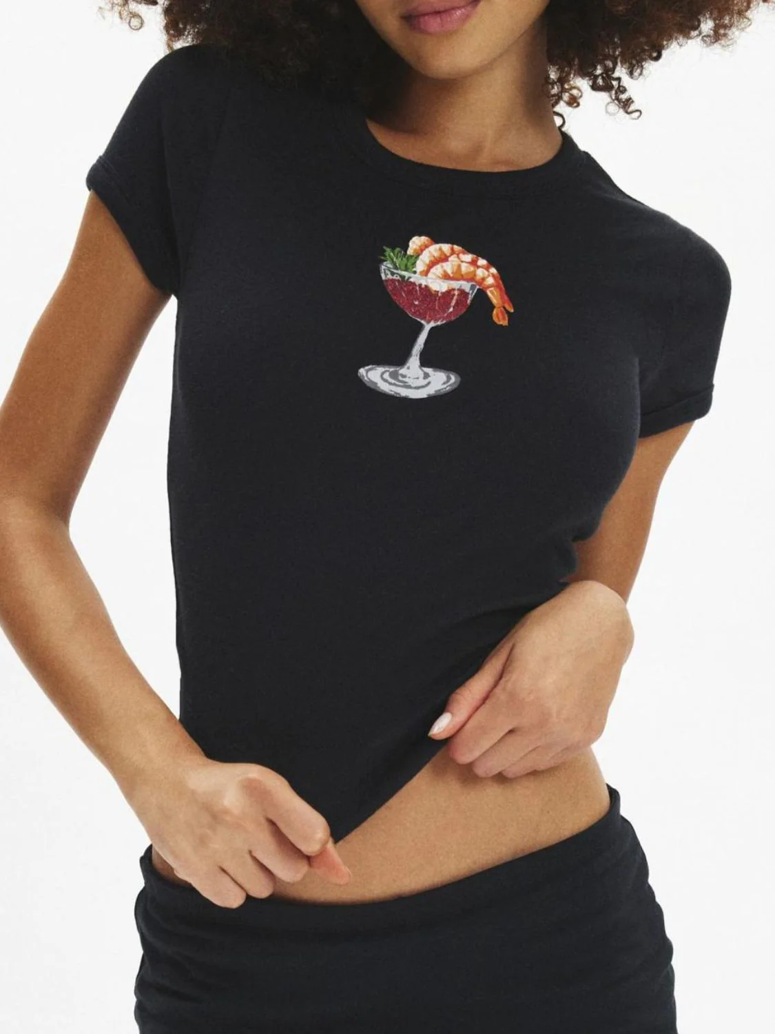Graphic Round Neck Short Sleeve T-Shirt - Image 2