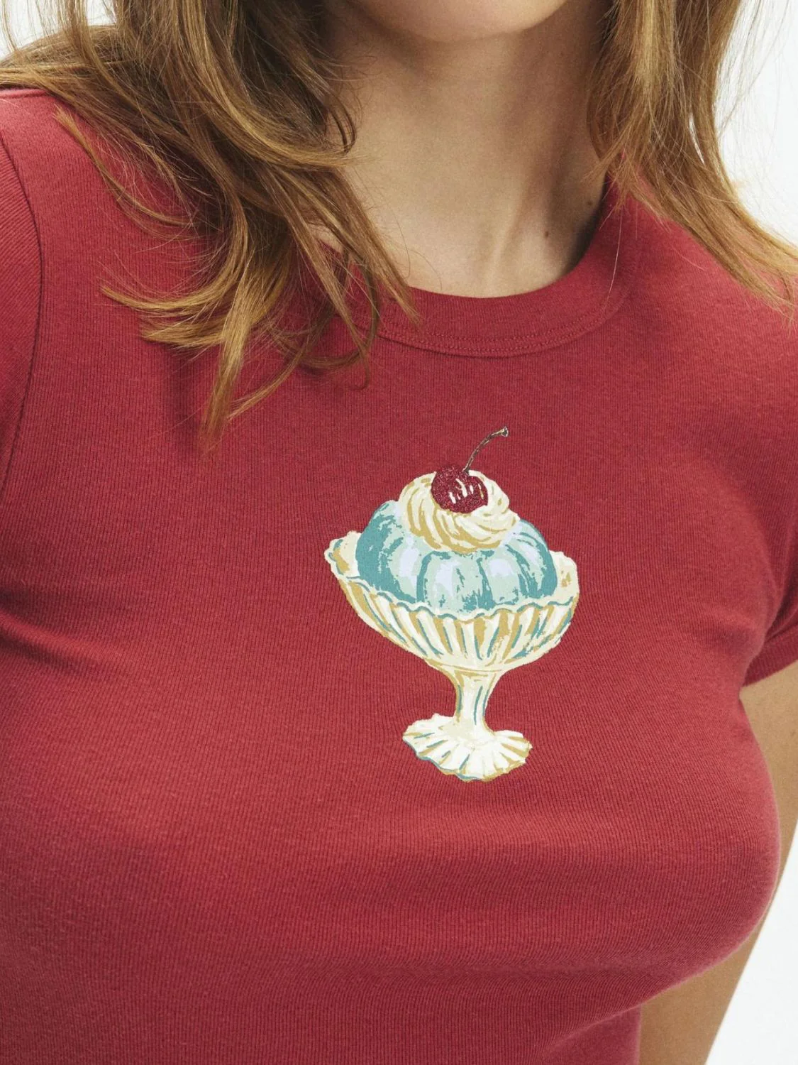 Graphic Round Neck Short Sleeve T-Shirt - Image 6