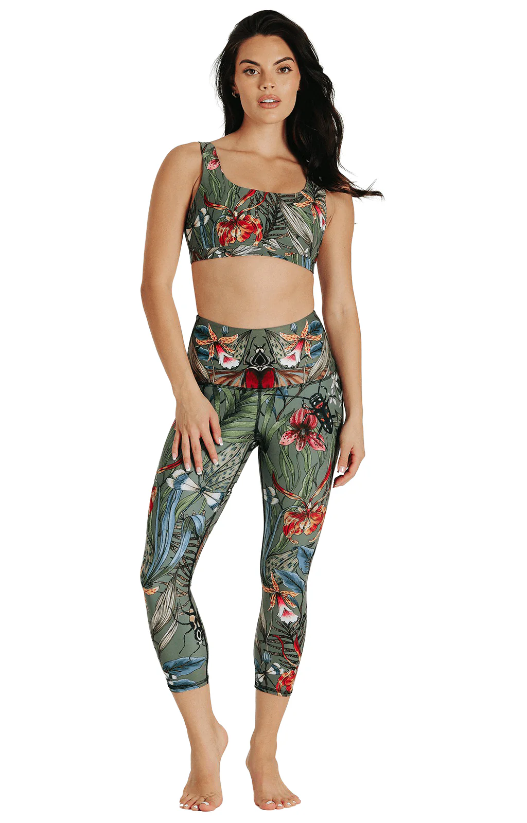 Green Thumb Printed Yoga Crops by Yoga Democracy - Image 5