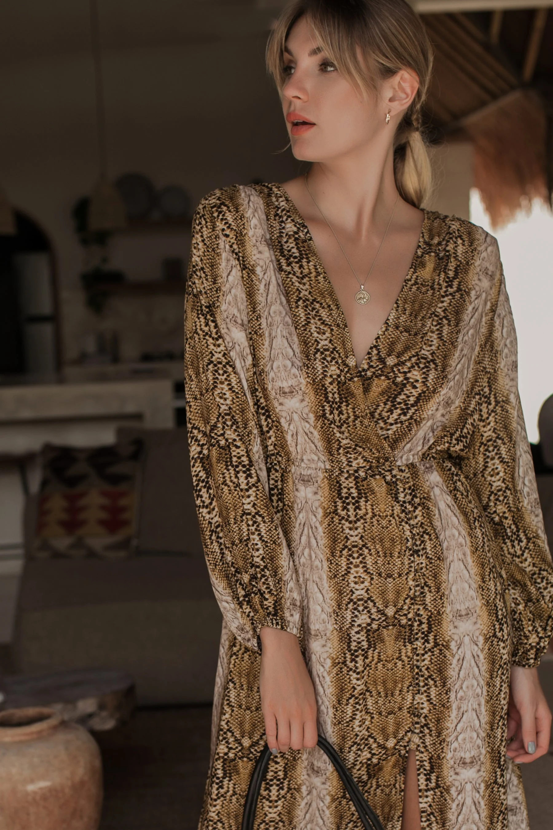 Greta Long Sleeve Midi Dress by ELF - Image 10