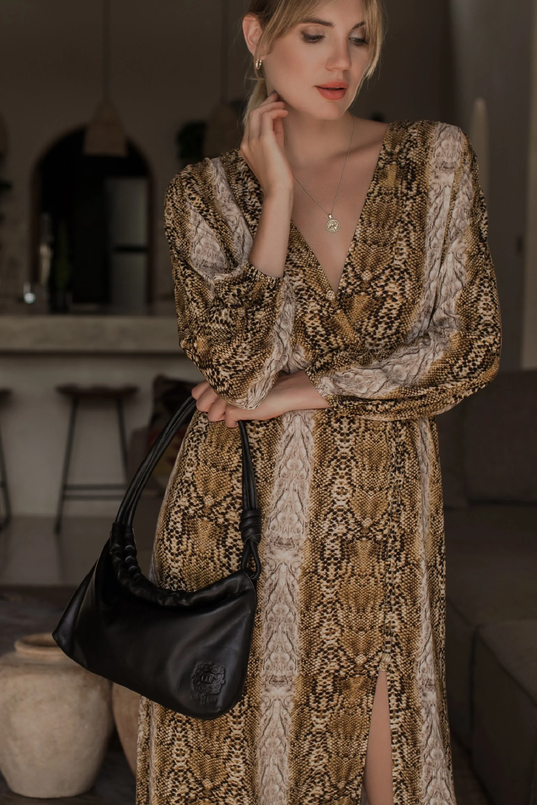 Greta Long Sleeve Midi Dress by ELF - Image 11
