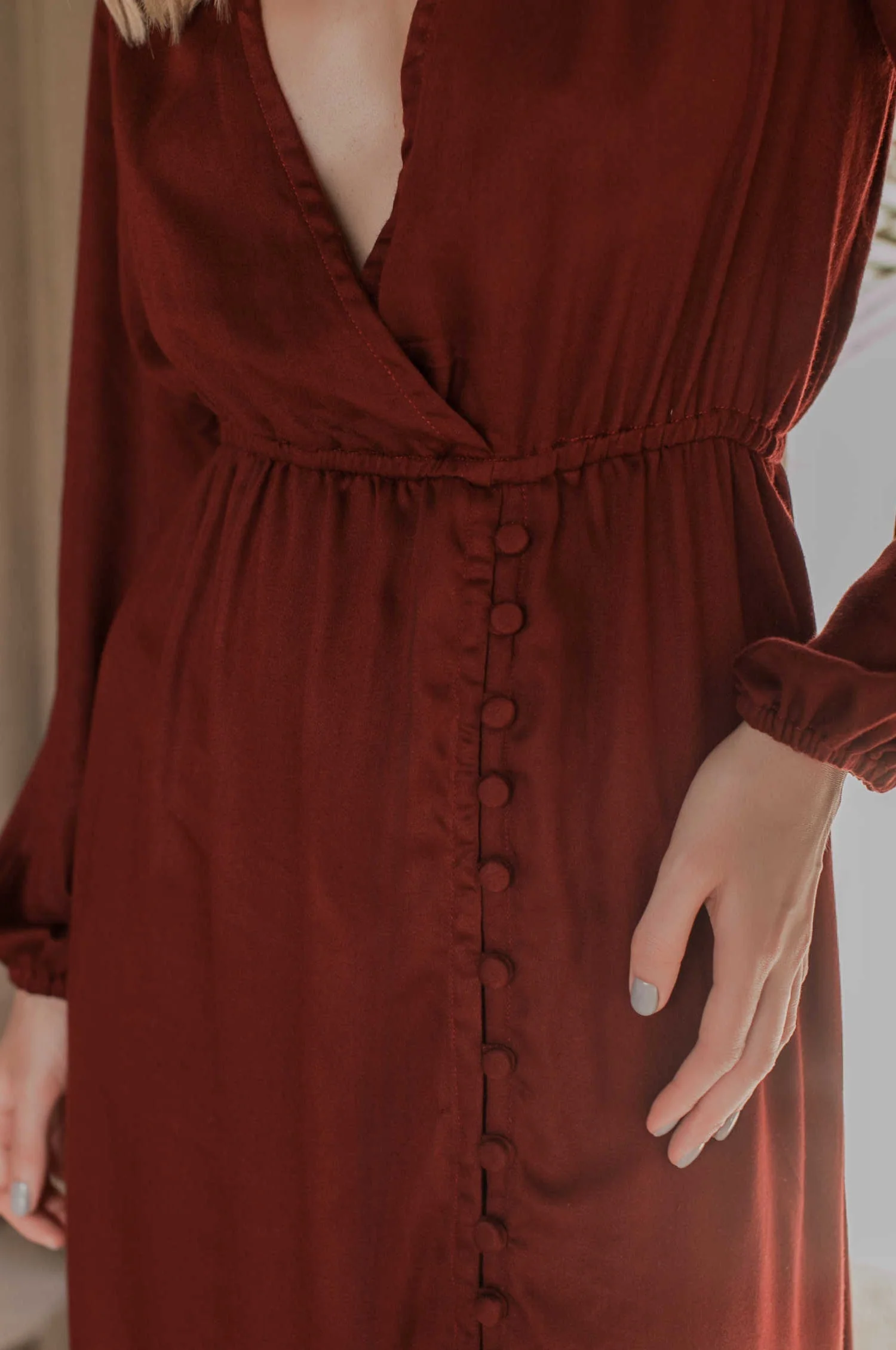 Greta Long Sleeve Midi Dress by ELF - Image 14