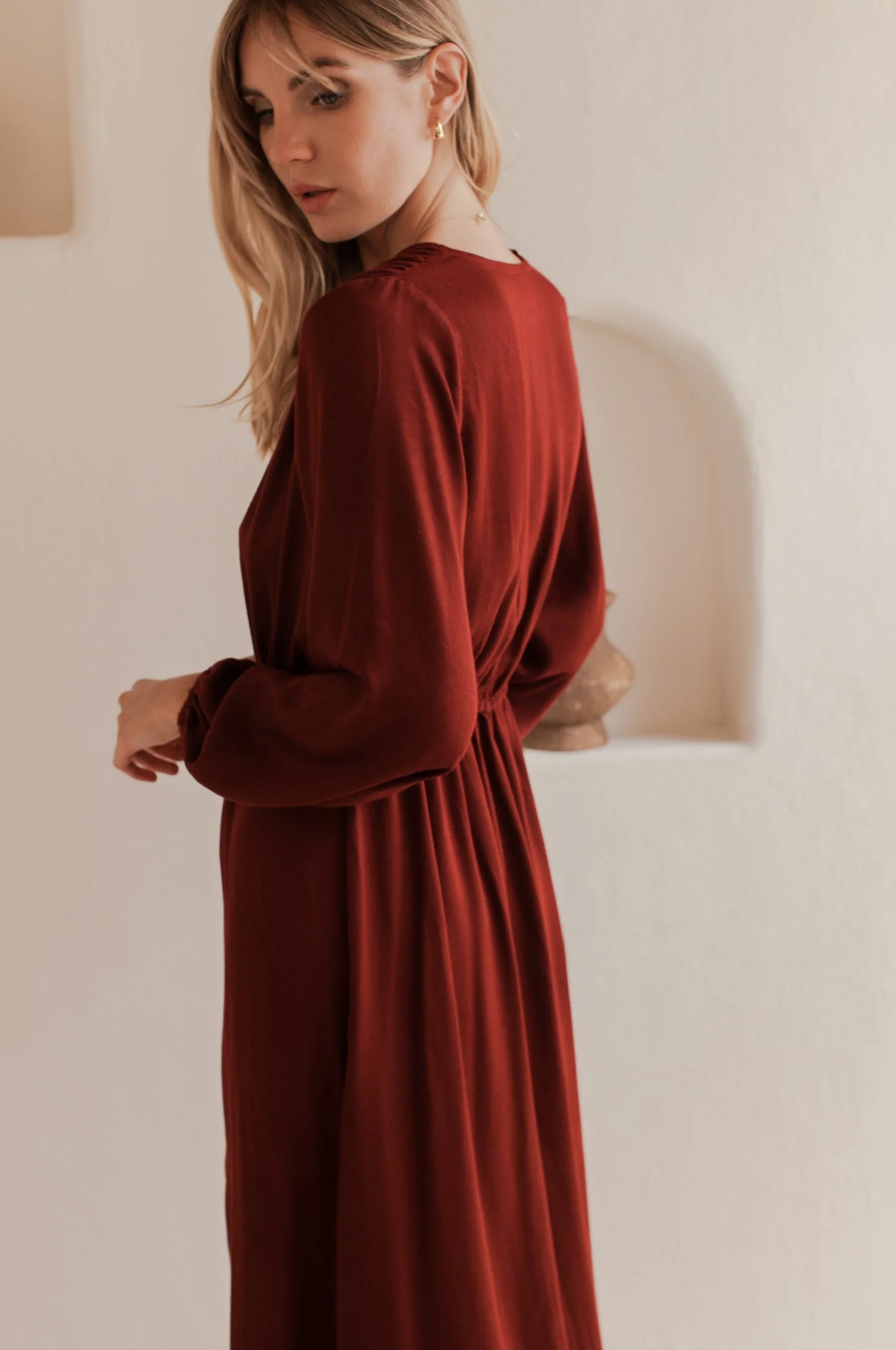 Greta Long Sleeve Midi Dress by ELF - Image 15