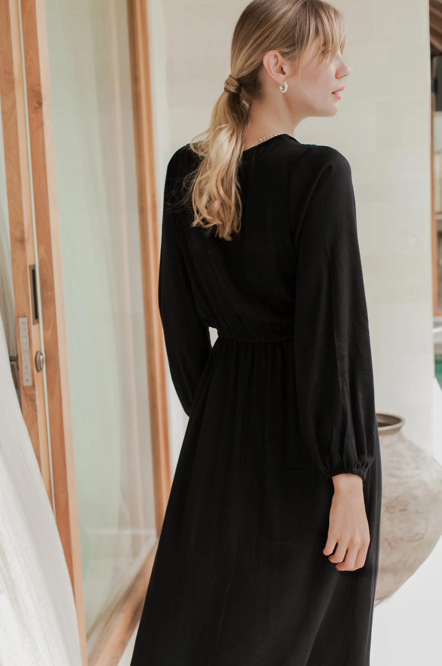 Greta Long Sleeve Midi Dress by ELF - Image 3