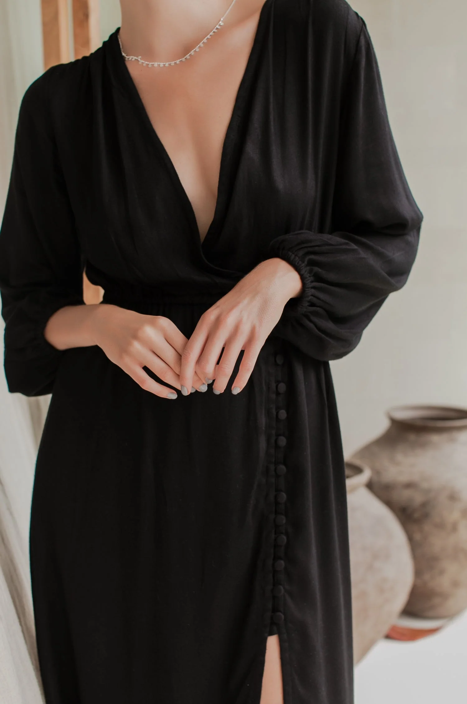 Greta Long Sleeve Midi Dress by ELF - Image 4