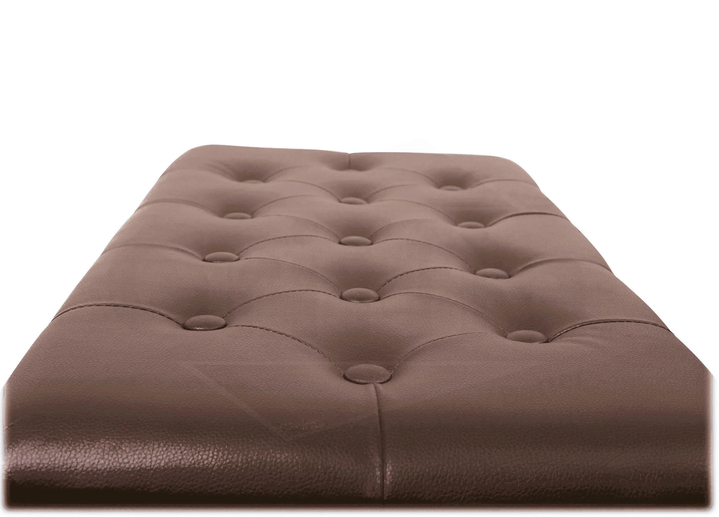 GRIFFIN Brown Wood PU Leather Piano Bench - Double Vintage Design, Ergonomic Chair Musicians Keyboard Stool - Cushion Duet Seat & Sheet Music Storage by GeekStands.com - Image 8