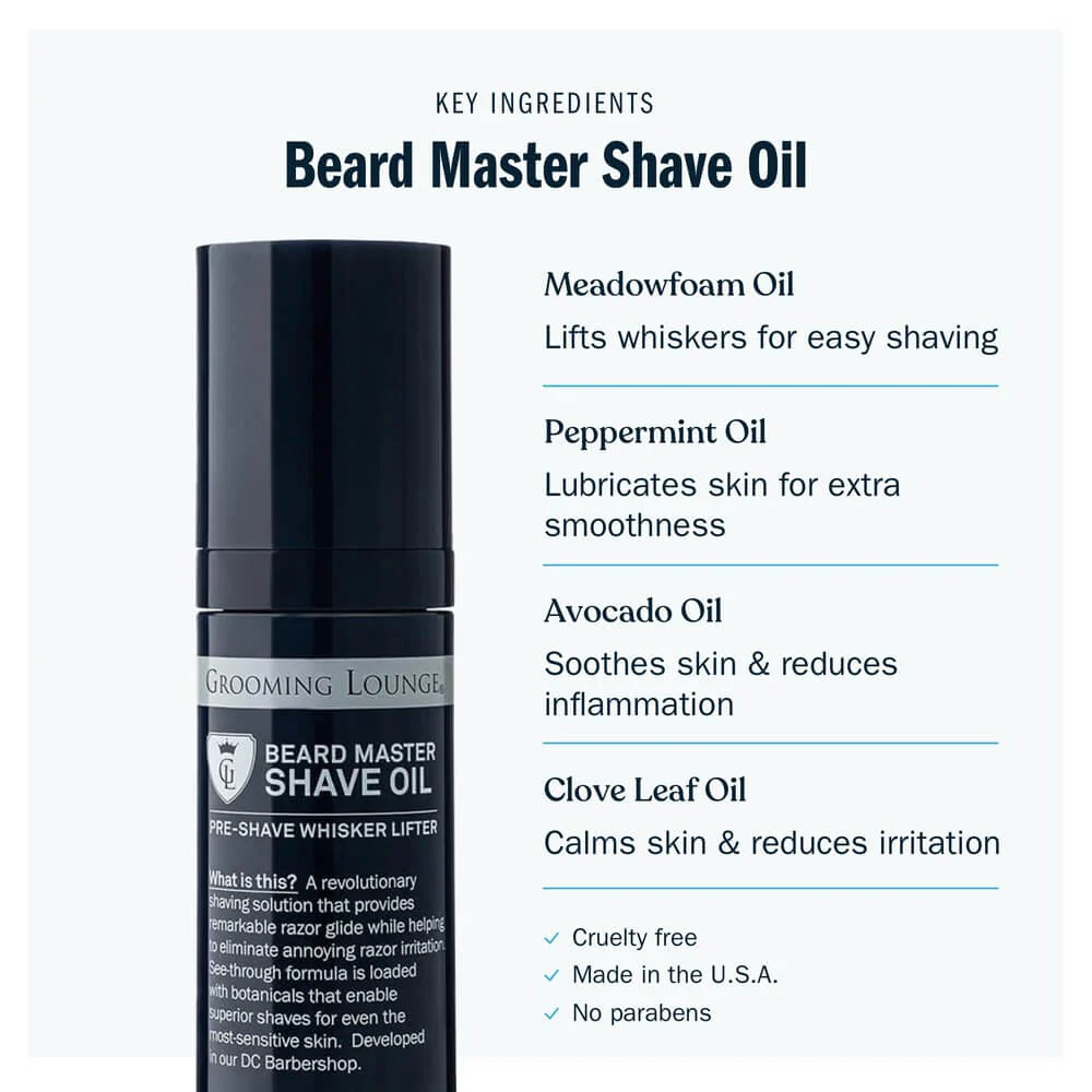 Grooming Lounge Beard Master Shave Oil by Grooming Lounge - Image 6
