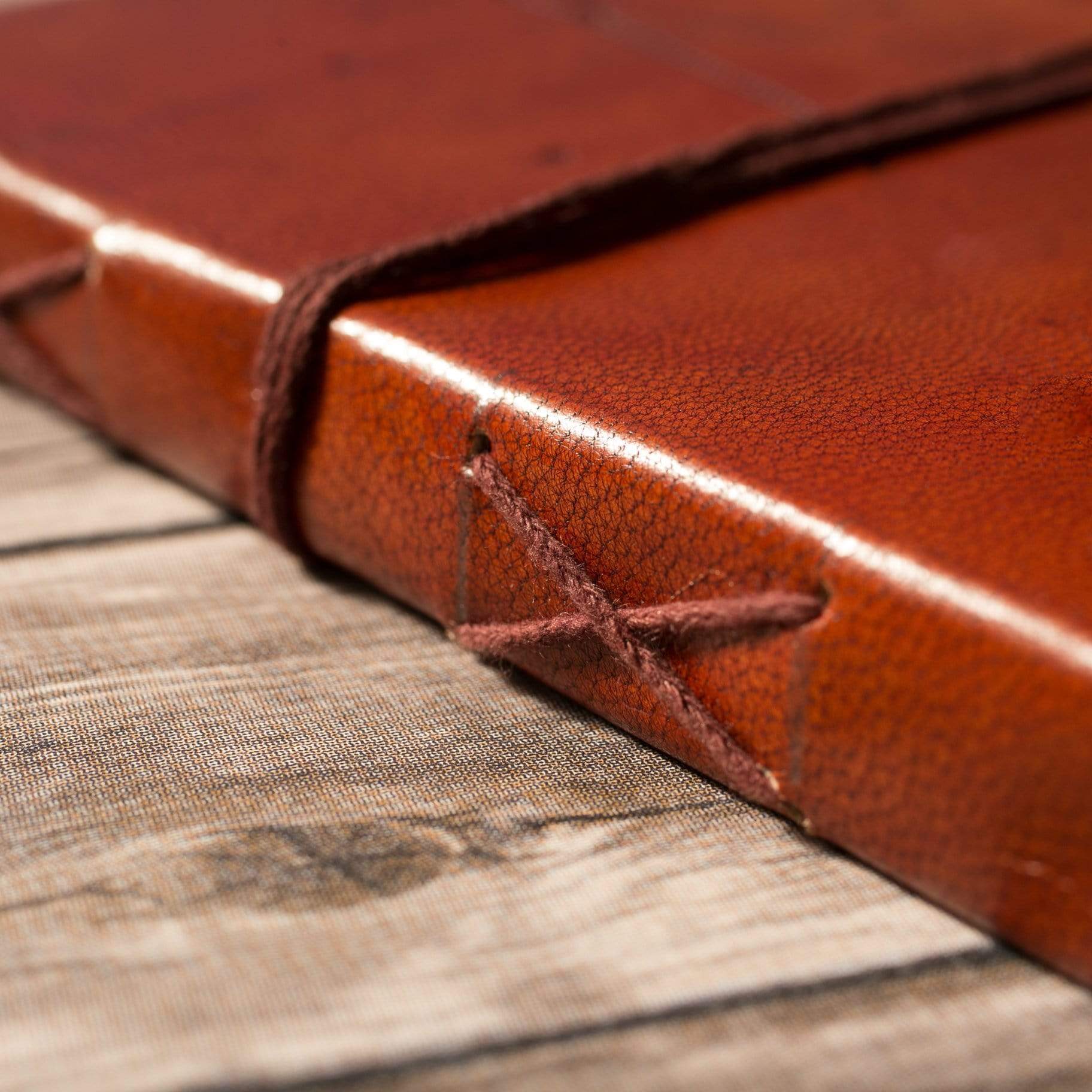 Grow Through Quote Leather Journal - 8x6 Size by Soothi - Image 4