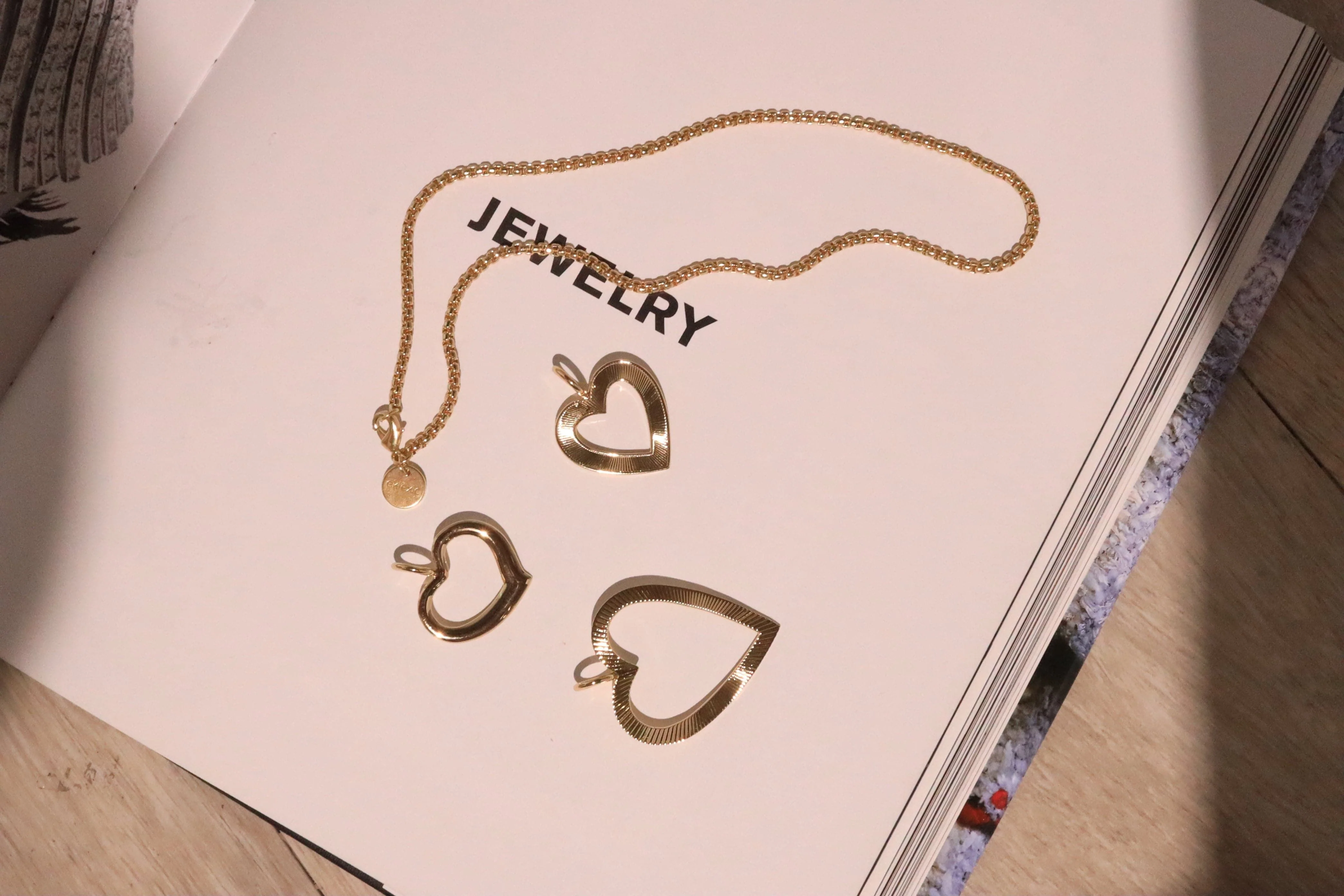 Haley Open Heart Pendant by eklexic jewelry - Image 2