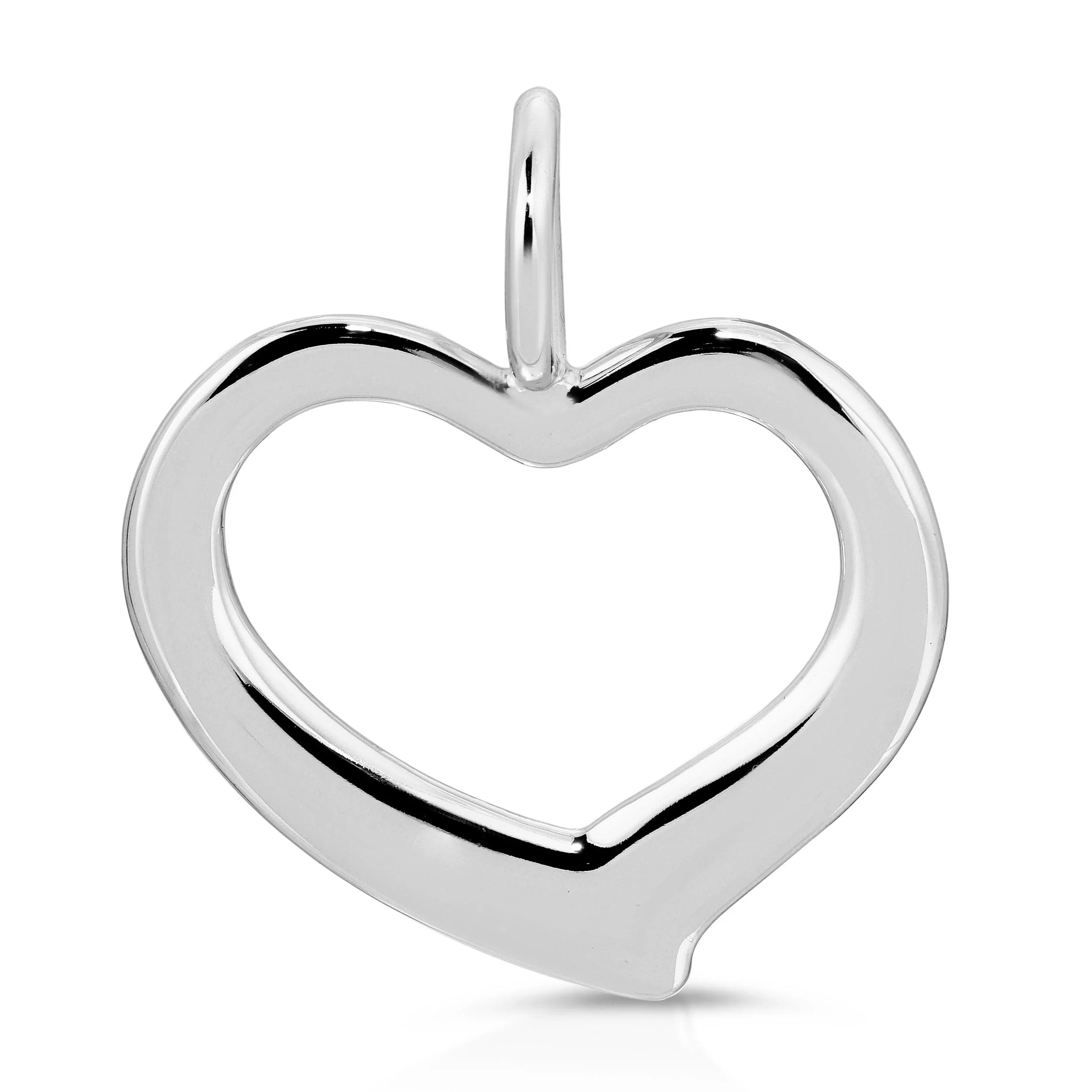 Haley Open Heart Pendant by eklexic jewelry - Image 3