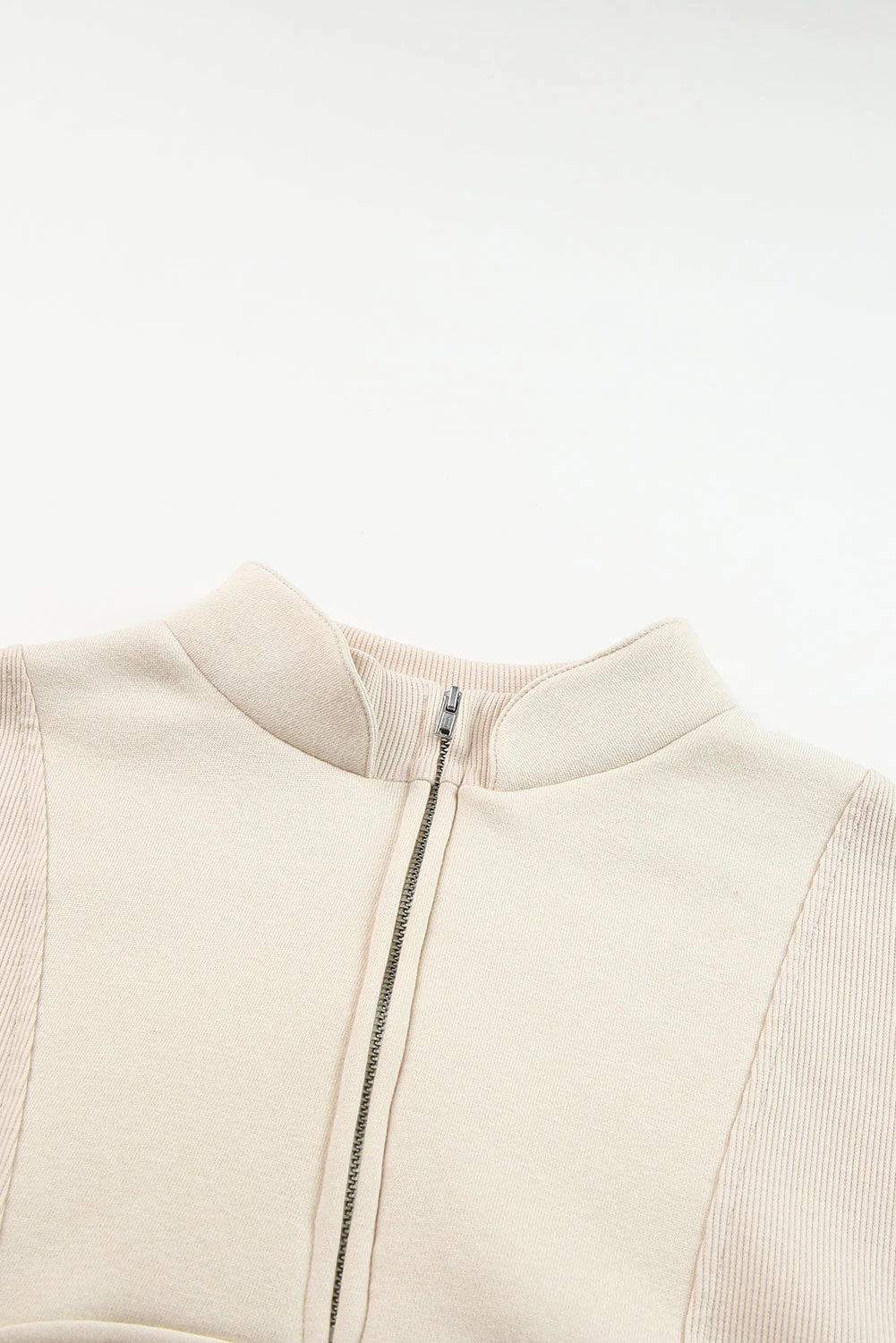 Half Zip Drop Shoulder Long Sleeve Sweatshirt - Image 13