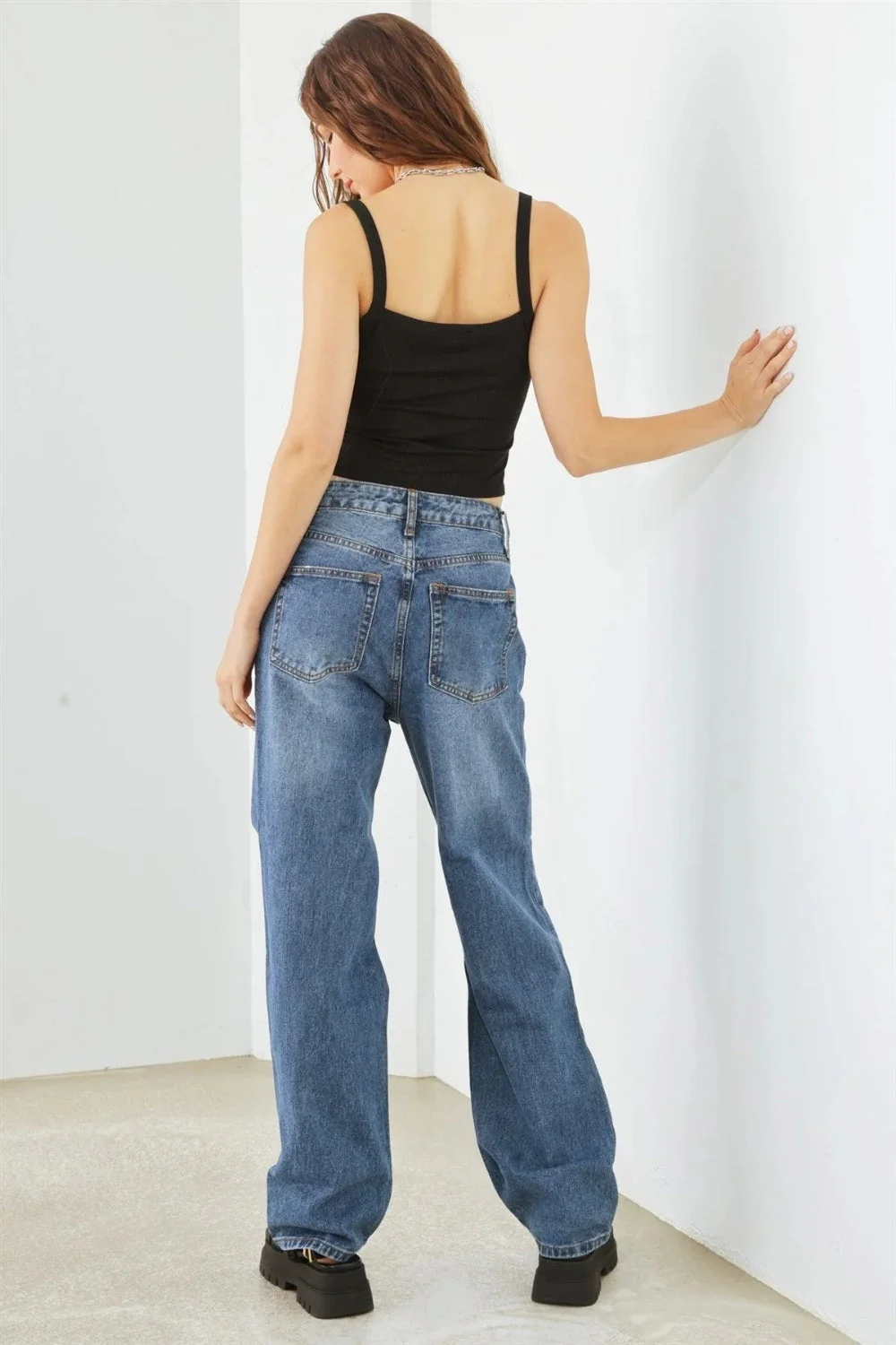 HAMMER COLLECTION Distressed High Waist Jeans - Image 2