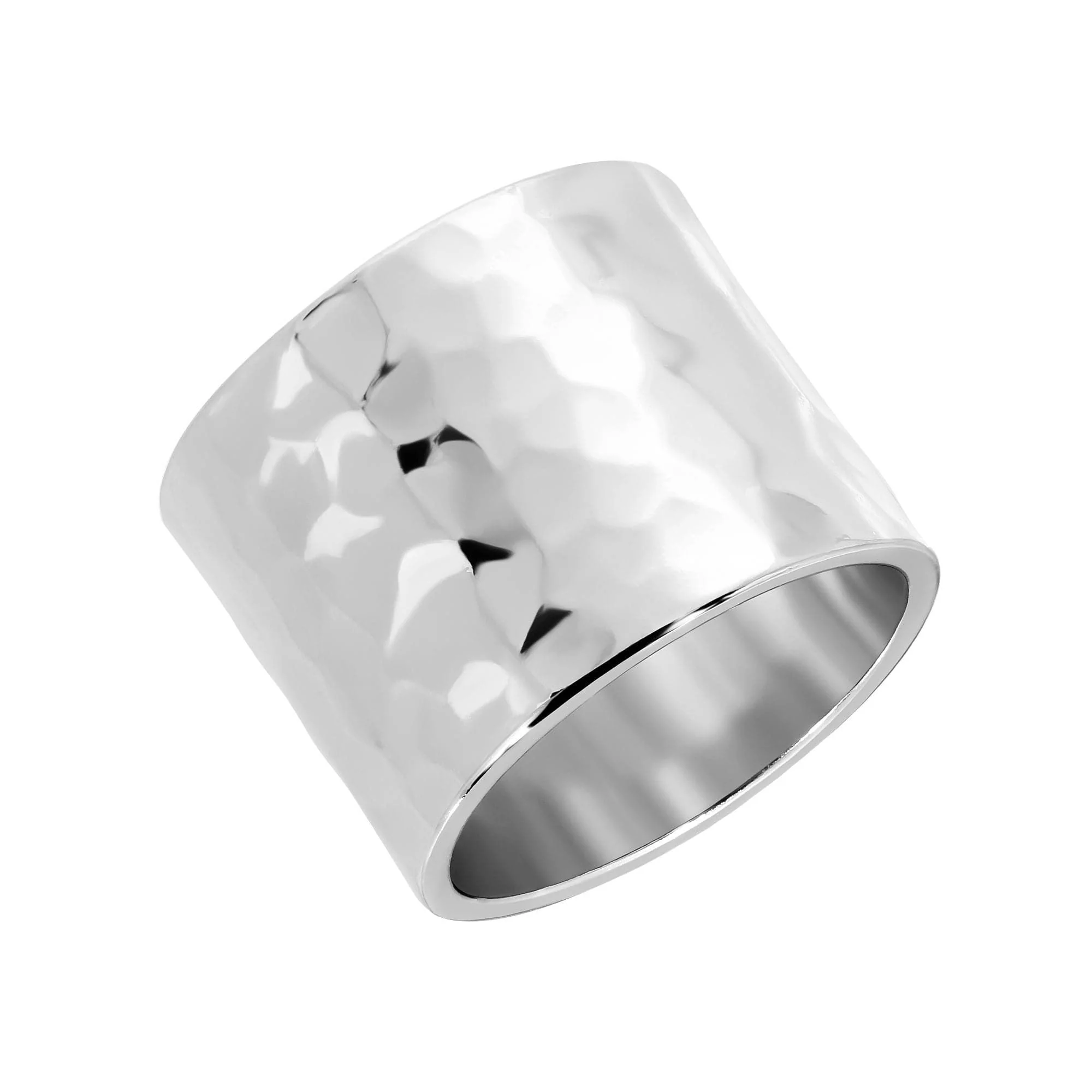 Hammered Wide Ring by eklexic jewelry - Image 3
