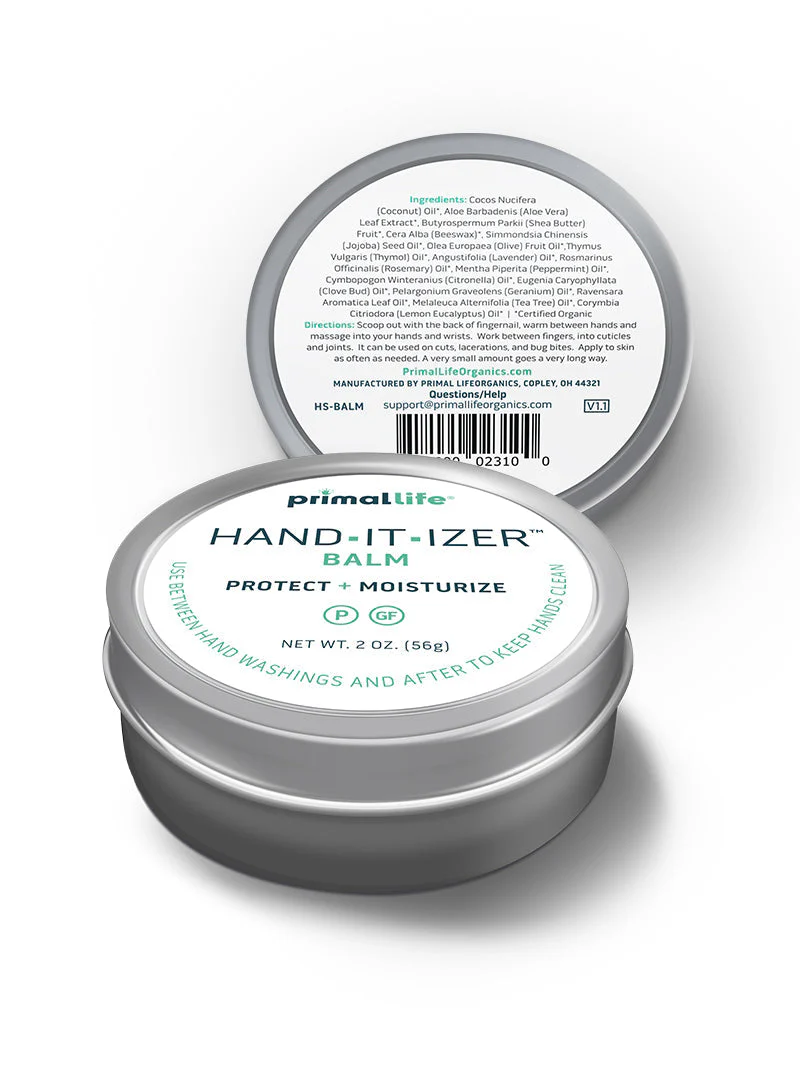 Hand-it-izer Protector Balm by Primal Life Organics #1 Best Natural Dental Care - Image 2