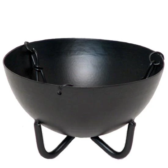 Hanging cauldron for burning smudging herbs and resins - Small by OMSutra - Image 2