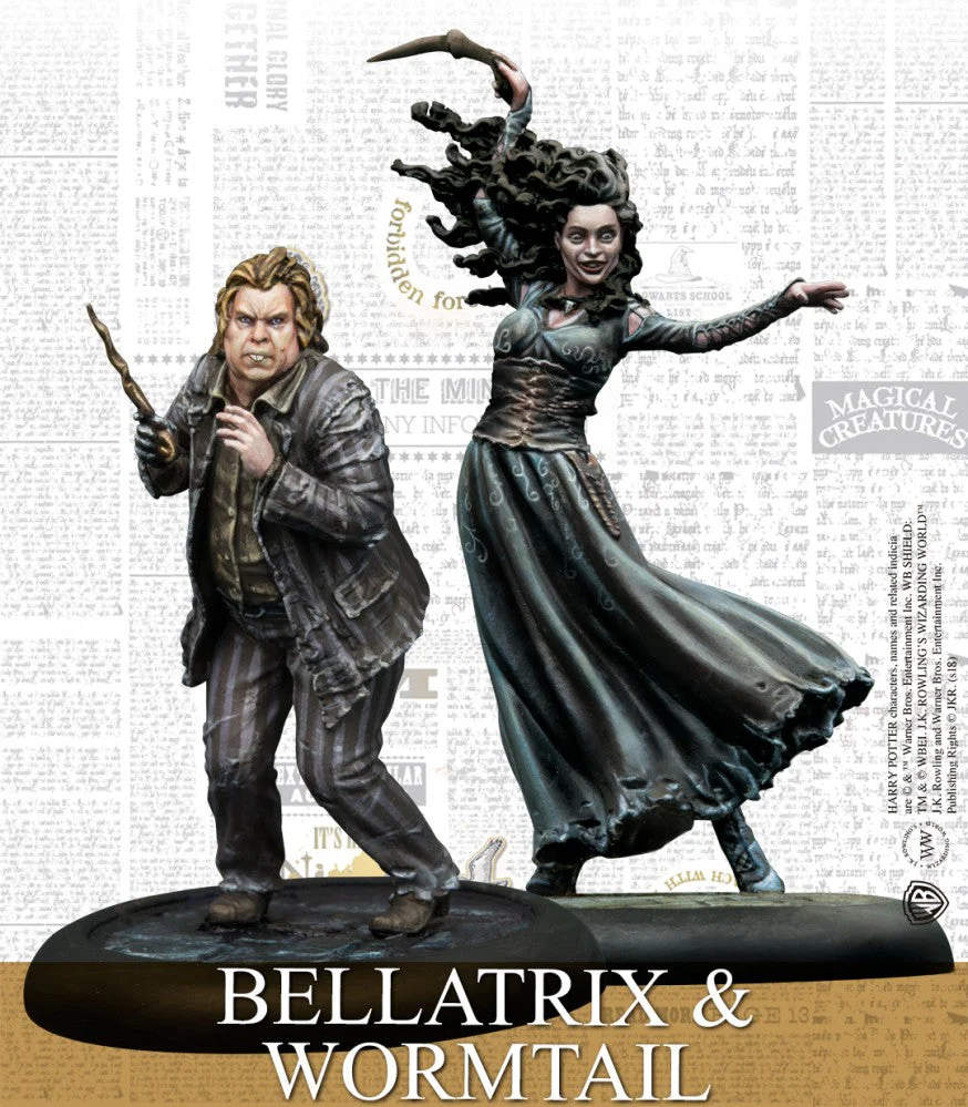 Harry Potter Miniatures Adventure Game: Bellatrix Lestrange & Peter Pettigrew Pack - Image 2