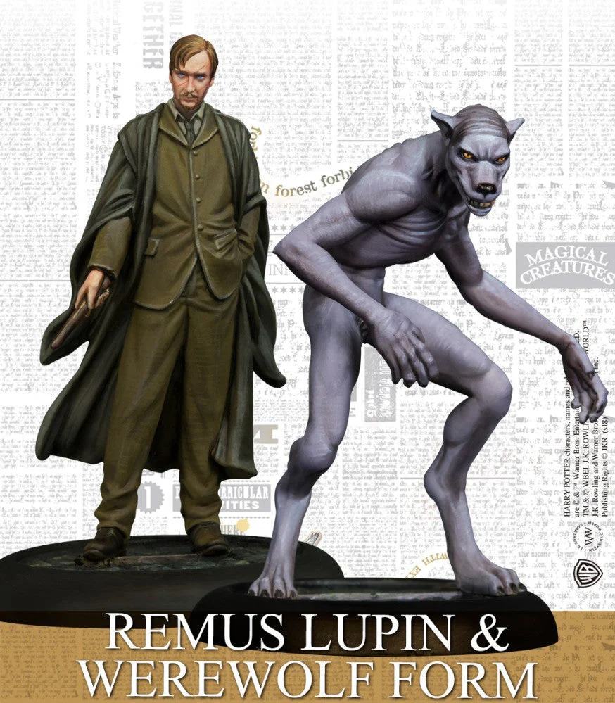 Harry Potter Miniatures Adventure Game: Remus Lupin & Werewolf Form Pack - Image 2