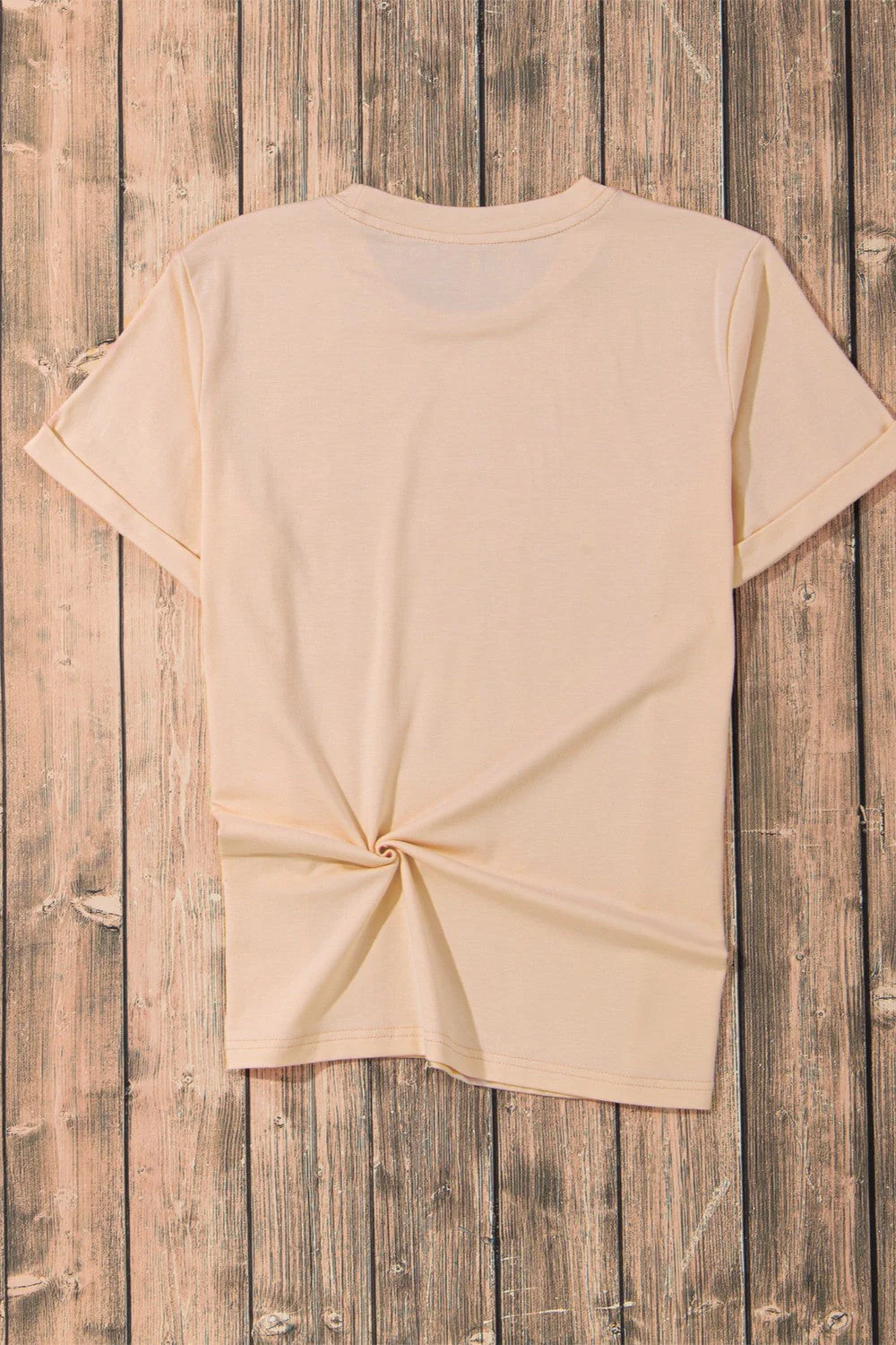 Heart Graphic Round Neck Short Sleeve T-Shirt - Image 5