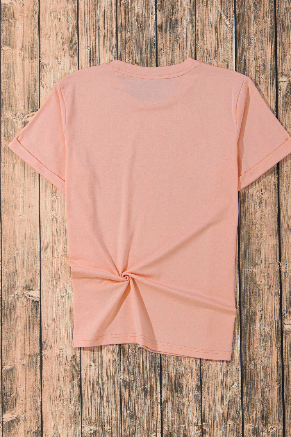 Heart Round Neck Short Sleeve T-Shirt - Image 5