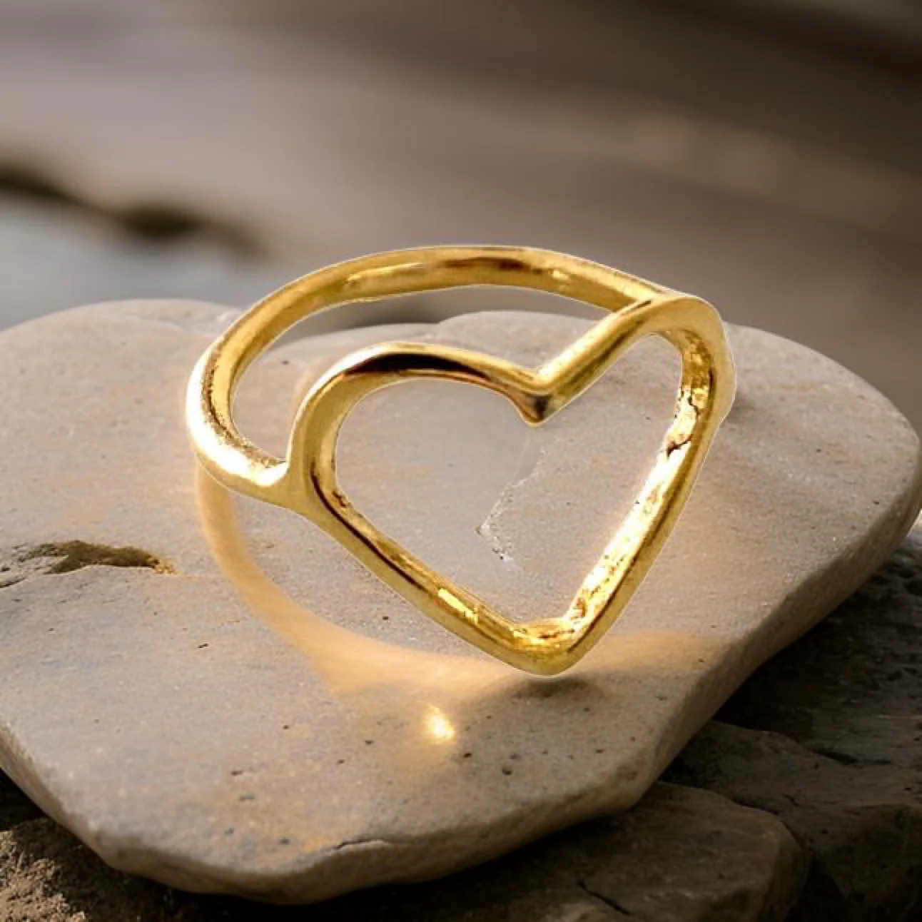 Heart Shaped Ring by The Urban Charm by The Urban Charm - Image 4