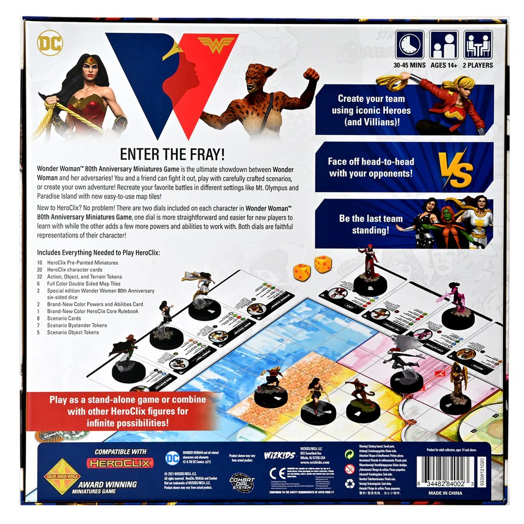 HeroClix: Wonder Woman - 80th Anniversary - Miniatures Game - Image 3