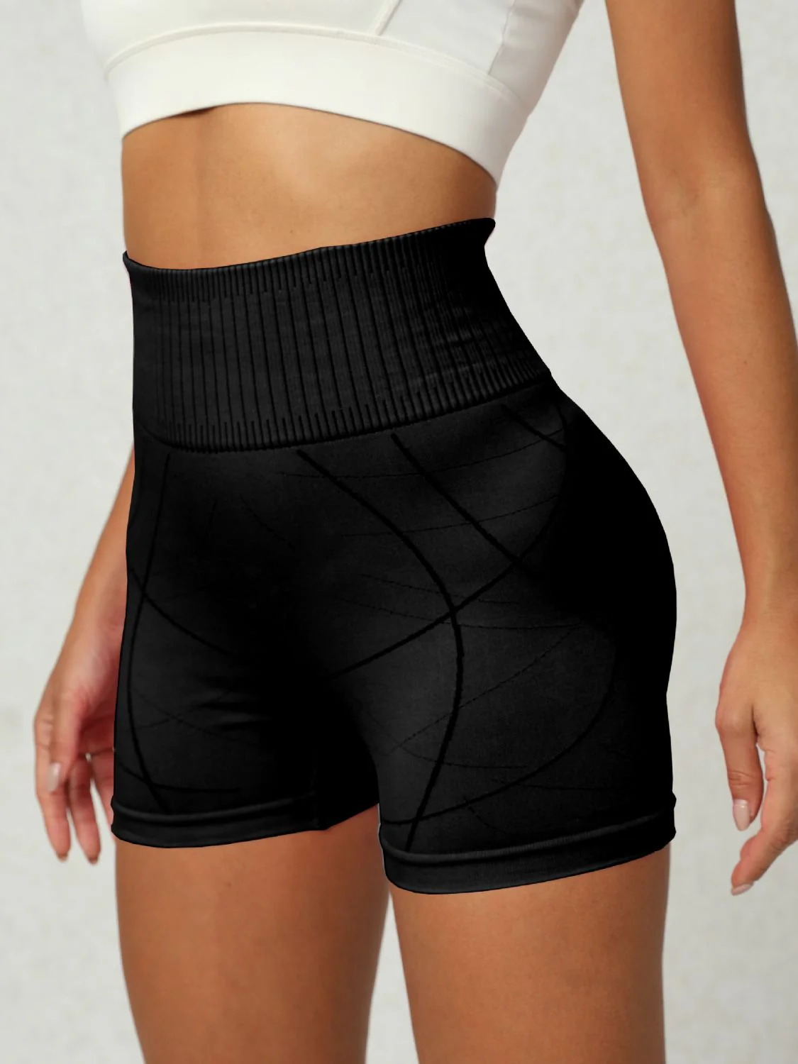 High Waist Active Shorts - Image 11