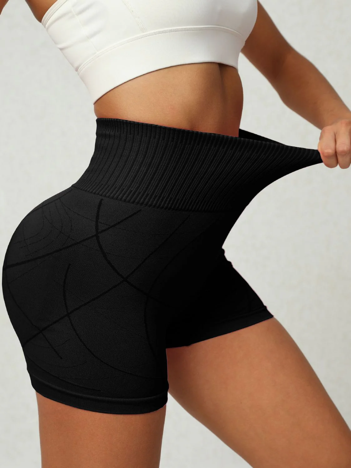 High Waist Active Shorts - Image 12