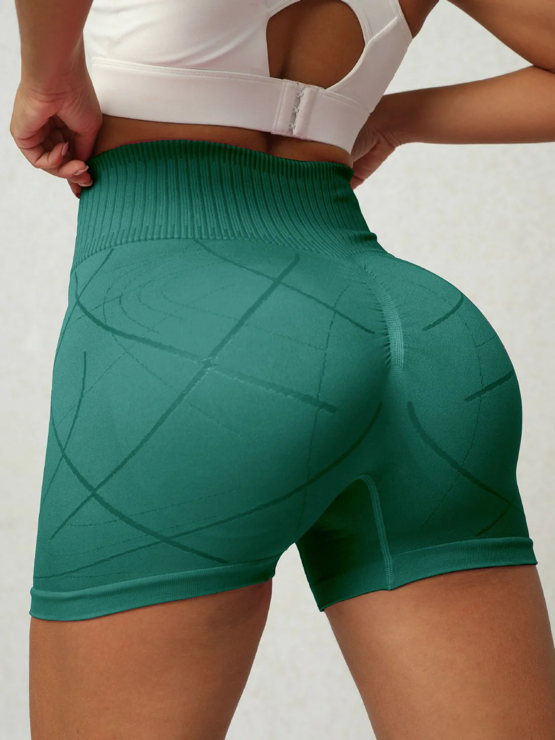 High Waist Active Shorts - Image 2