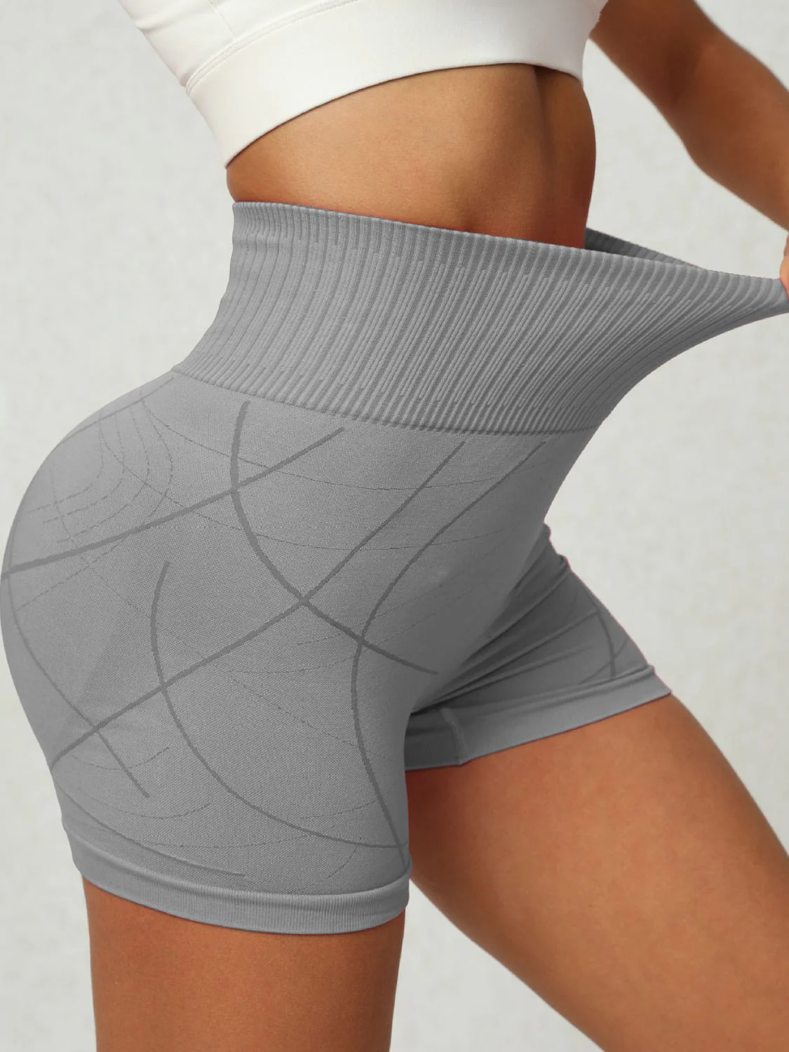 High Waist Active Shorts - Image 5