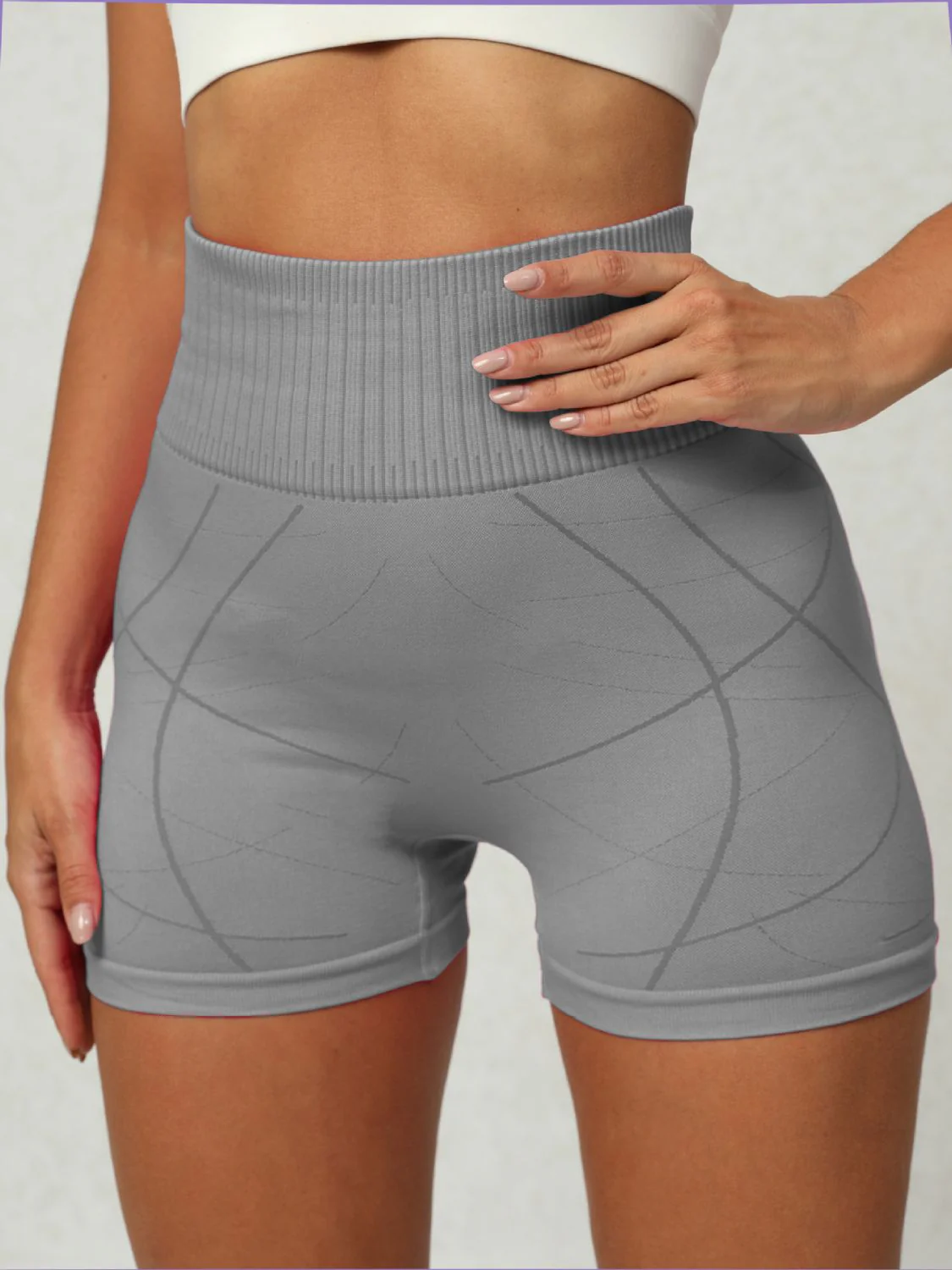High Waist Active Shorts - Image 6